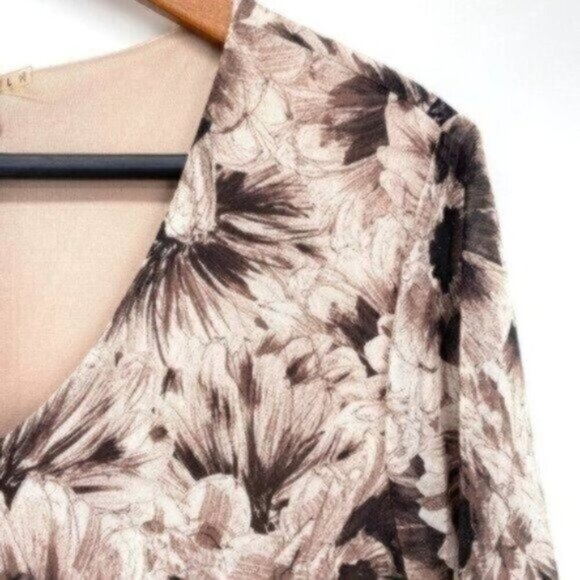 Anthropologie ASTR The Label Floral Print Lace Babydoll Mini Shift Dress - Picture 5 of 11